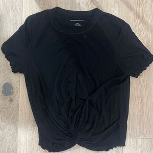 American eagle women’s black t shirt